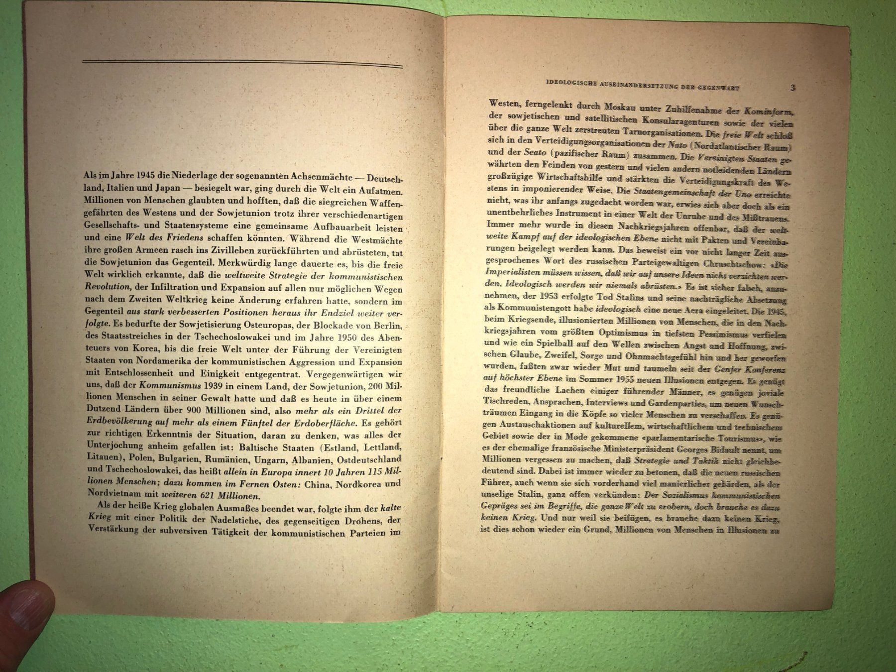 Bücher: Buchmann: Ideolog. Auseinandersetzungen d. Gegenwart 1956 – Gebraucht aus Zürich von allp 2