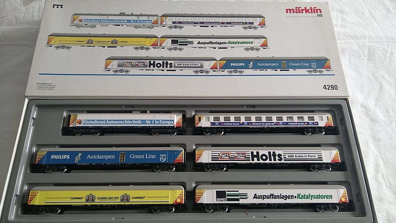 Märklin Modellini di ferrovie: 4290 Märklin Shell-Messezug H0 – Nuovo (secondo la descrizione) da Uster venduto da Regenwurm61