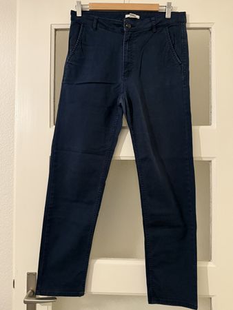 Dunkelblaue Hose von H&M, Grösse 38