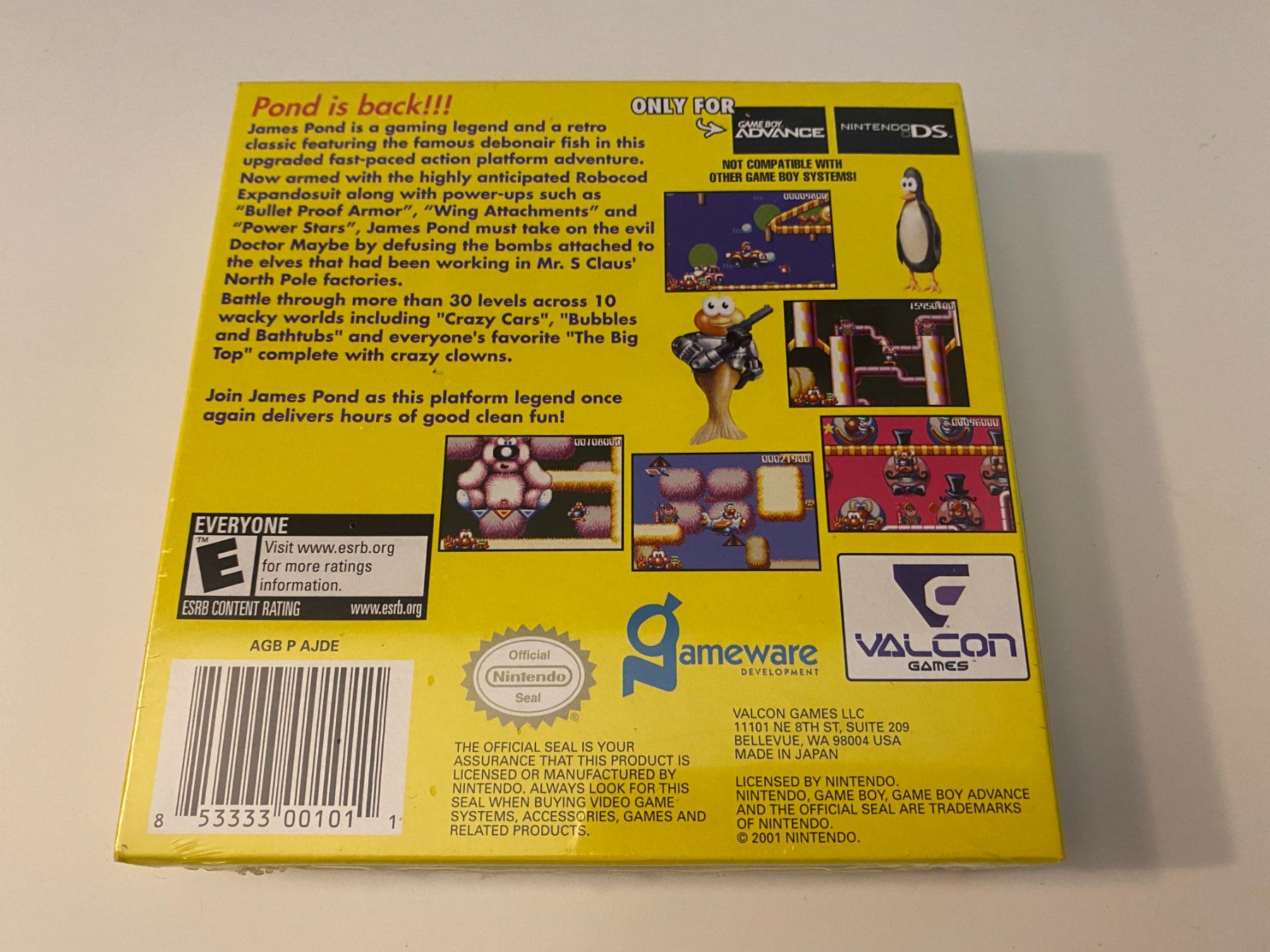 Nintendo Spiele: James Pond- Codename Robocod - GBA - OVP - Sealed – Neu (gemäss Beschreibung) aus Zürich von Mephisto87 1