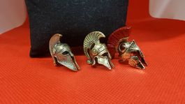 Antike Miniatur Helme, 3 Stück, neuwertig, Top Zustand!