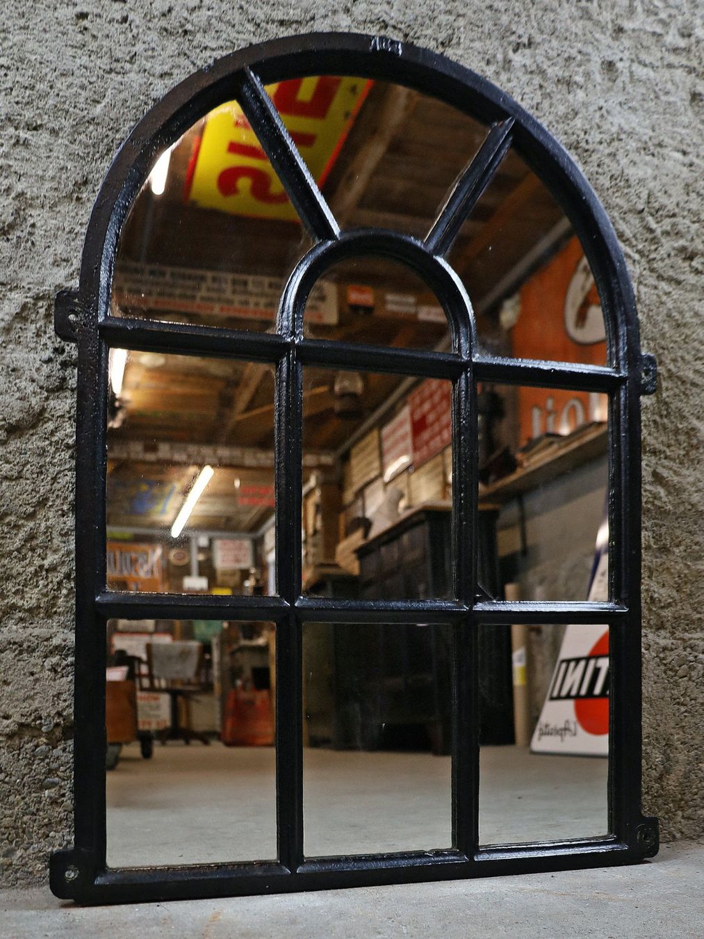 Specchi: Segmentbogenfenster verspiegelt, Spiegel, Gusseisenfenster – Usato da Birrwil venduto da brandschatz_birrwil 7