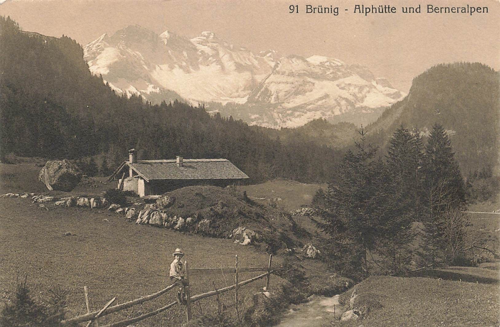 Cartoline postali: Brunig – Usato da Biasca venduto da Blenio71