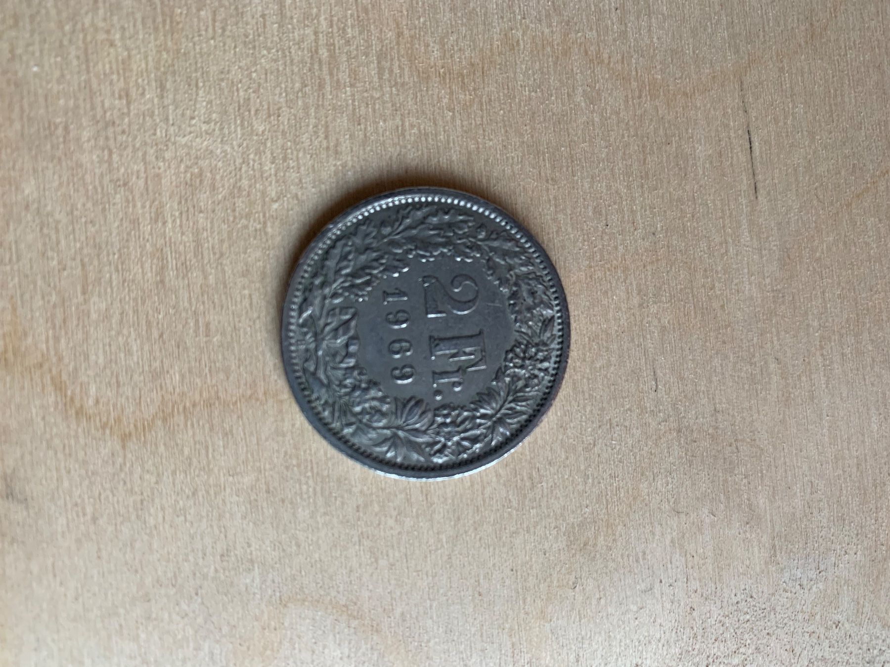 Alle Münzen: 2 Fränkler 1969 – Gebraucht aus Rudolfstetten von medium02