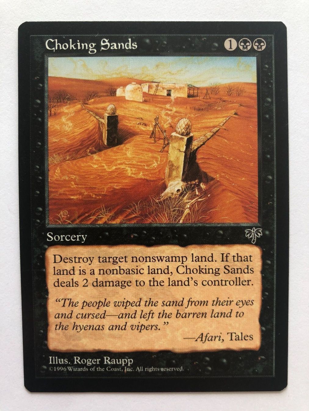 Cartoline: MTG - Choking Sands – Usato da Zürich venduto da T_H_O_M_A_S