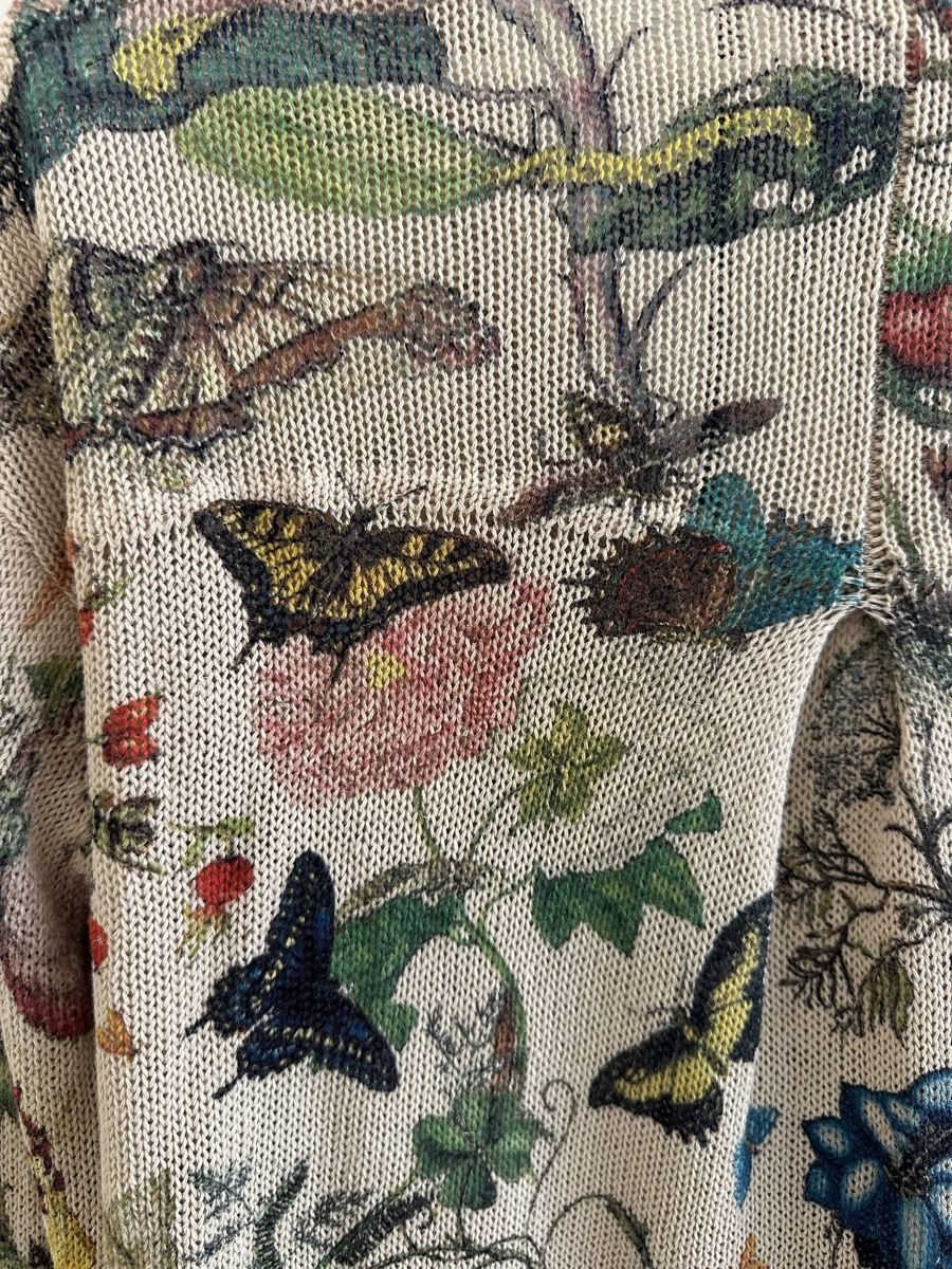 Giacche: Cardigan / Strickjacke mit Blumenmuster S – Usato da Zürich venduto da tmarina 3