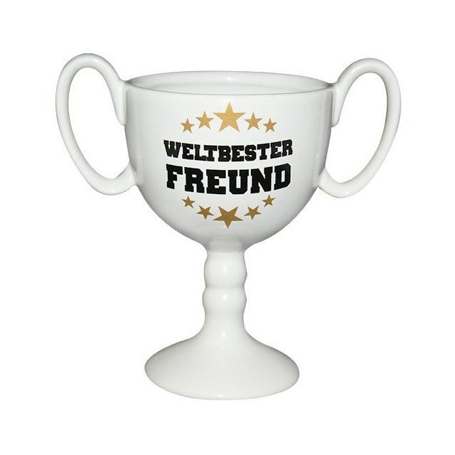 Tazze: Pokal-Tasse Weltbester Freund – Nuovo (secondo la descrizione) da HORGEN venduto da starworld