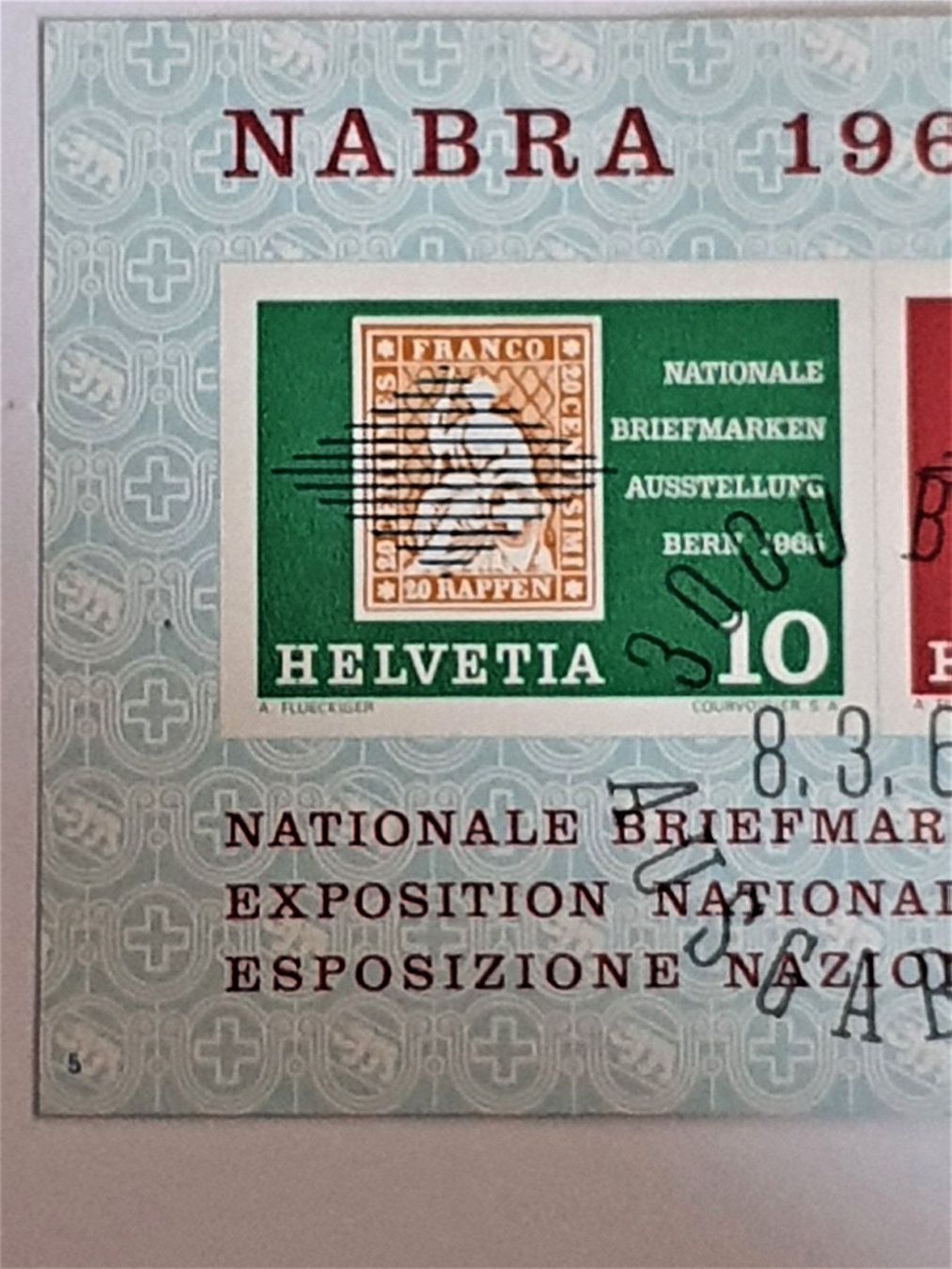 Tutti i francobolli: (86)   1965 Nabra Bern mit ET-Stempel – Usato da Schwarzhäusern venduto da Inot3 3