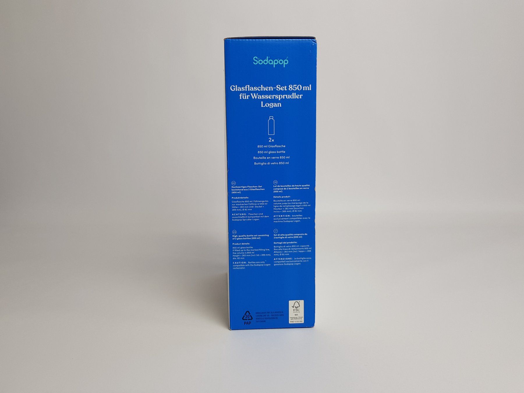Altro per la casa: SODAPOP Logan Glasflaschen 2 x 850 ml – Nuovo (secondo la descrizione) da Suhr venduto da Restwert_Suhr 5