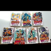 Lot de 7 mangas Naruto, volumes 1 à 7, édition Kana