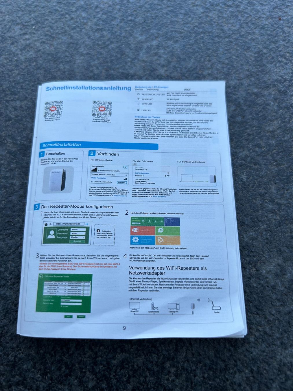 Wlan: EXTENDLIX Super kompakter WIFI Repeater – Gebraucht aus Bachenbülach von Vogel61 5