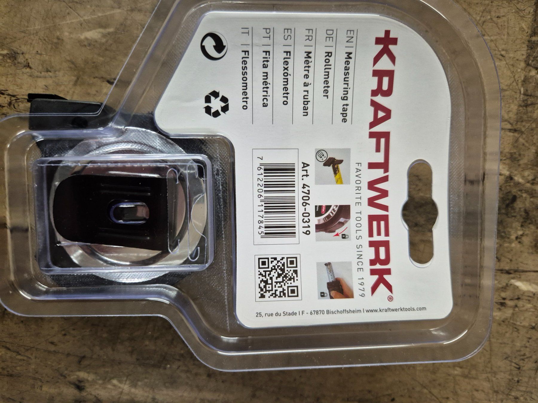 Misurare: Rollmeter Kraftwerk 3M – Nuovo e nell'imballaggio originale da Aarwangen venduto da Maschinenhandelkulms 1