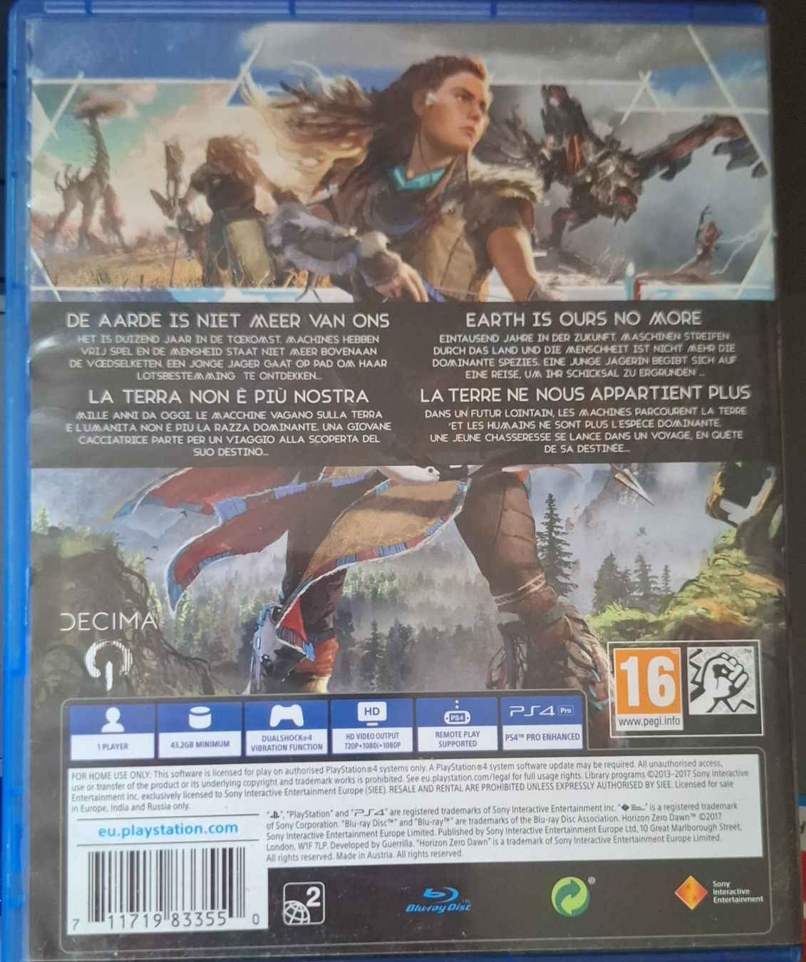Spiele: Horizon Zero Dawn PS4 – Gebraucht aus Lausanne von fro_82zm 1