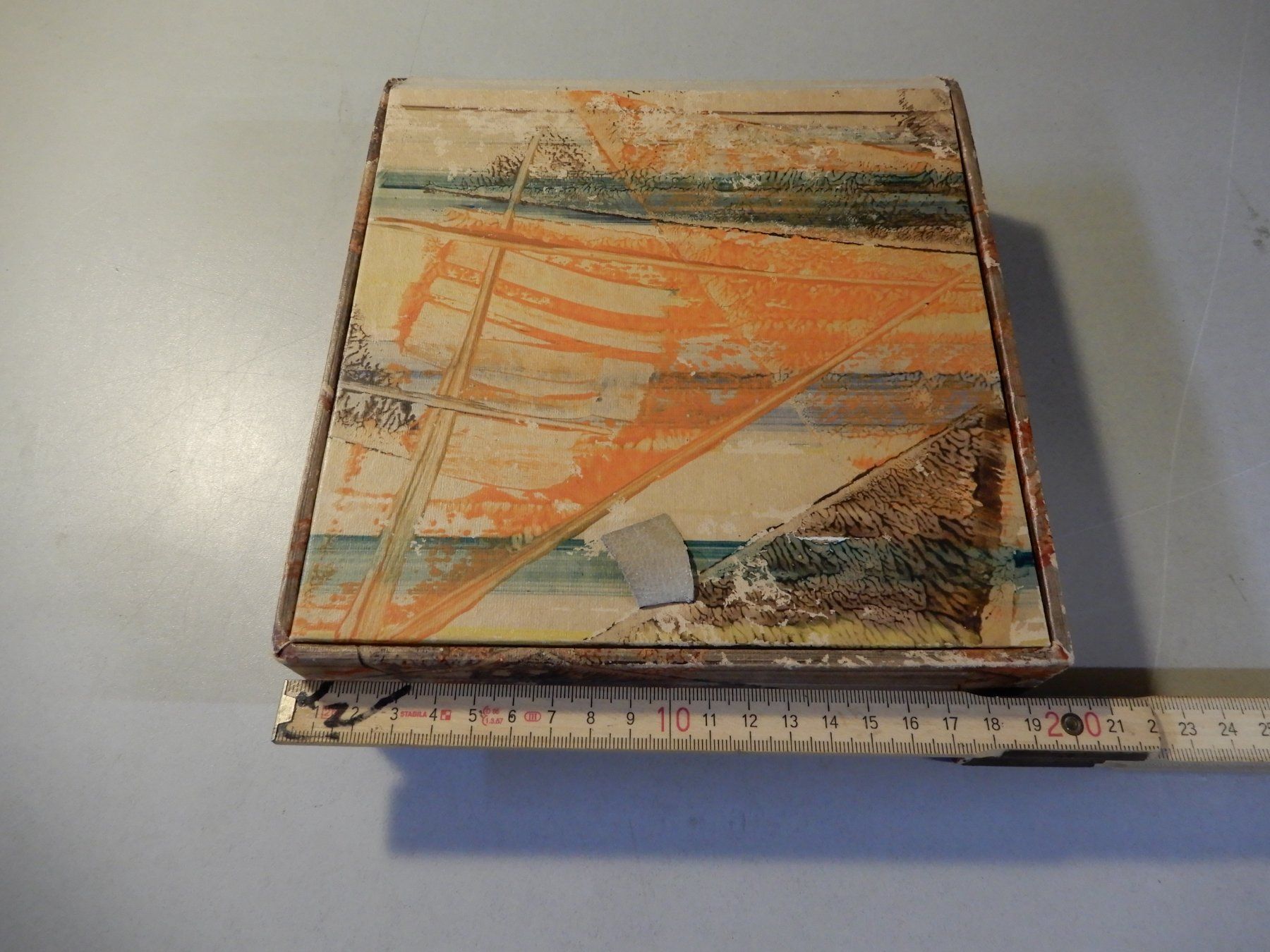 Dosen: Dekorative Box mit Abstraktem Muster Vintage Zustand – Gebraucht aus Erstfeld von Mario_boe0 6