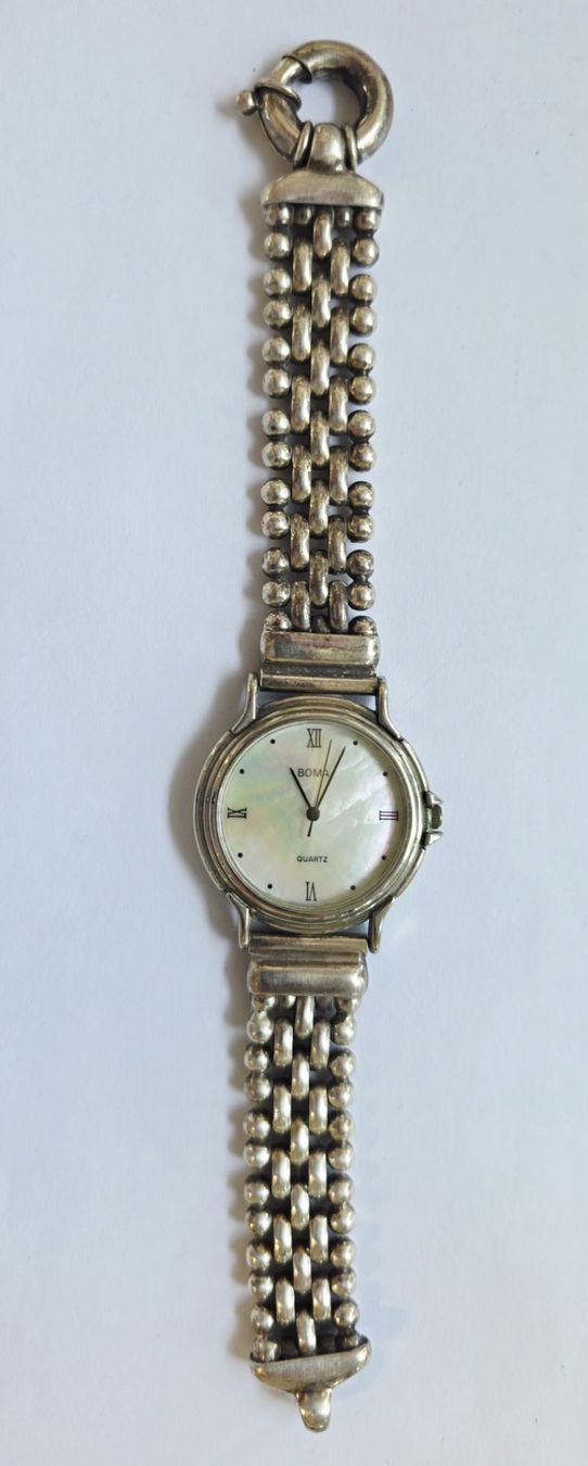 Orologi: Armbanduhr aus Silber  Perlmutter Zifferblatt – Nuovo (secondo la descrizione) da Zürich venduto da benedikt12