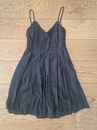 Sommerkleid schwarz gestrickt, vero moda, Gr. S