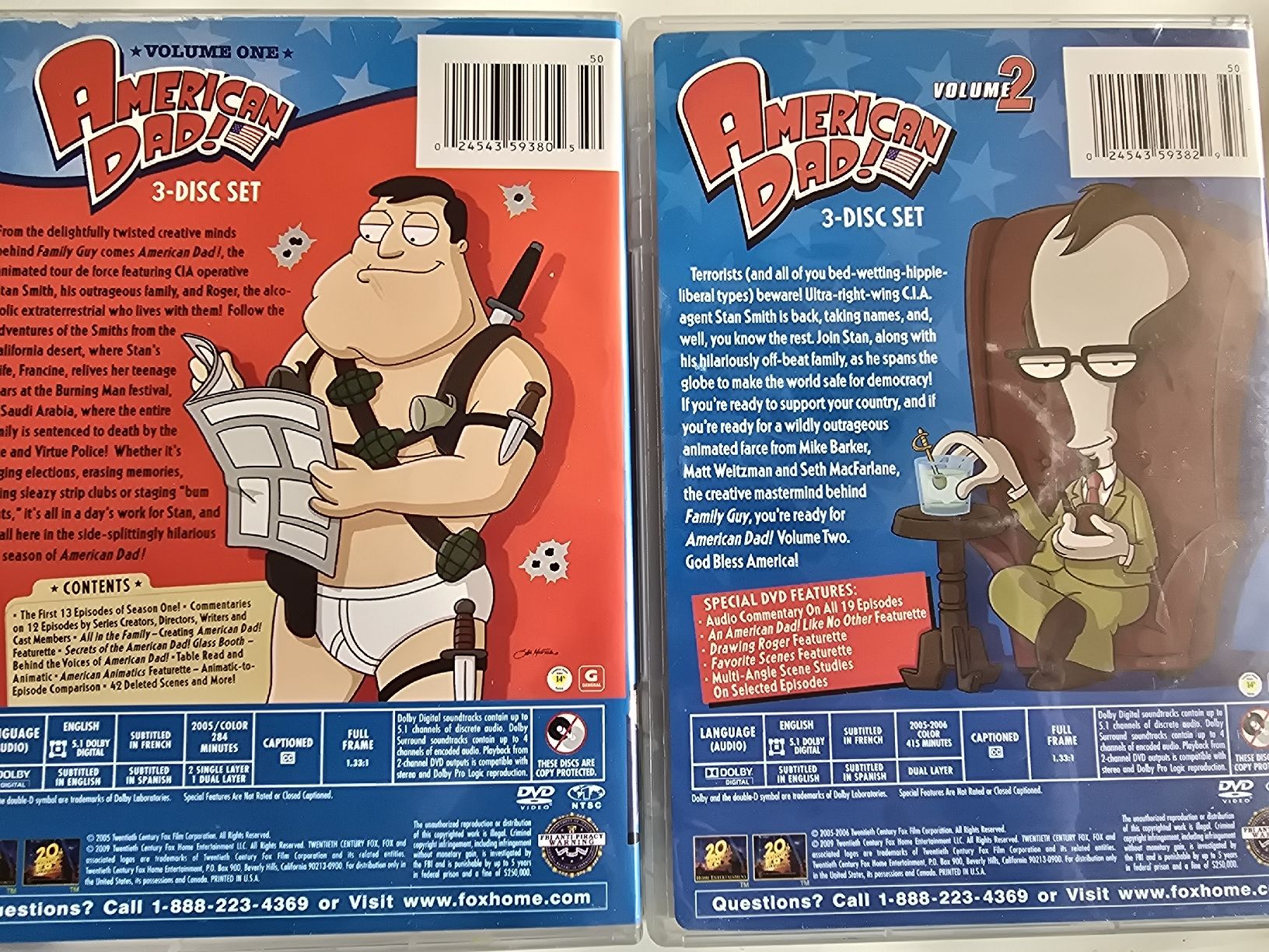 Tutti i DVDs: American Dad! DVDs Volumes 1-6 – Usato da Oberbüren venduto da Elk2025 2