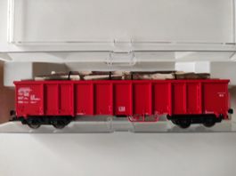 DB Cargo Hochbordwagen mit Baumstämmen von Fleischmann H0,GS