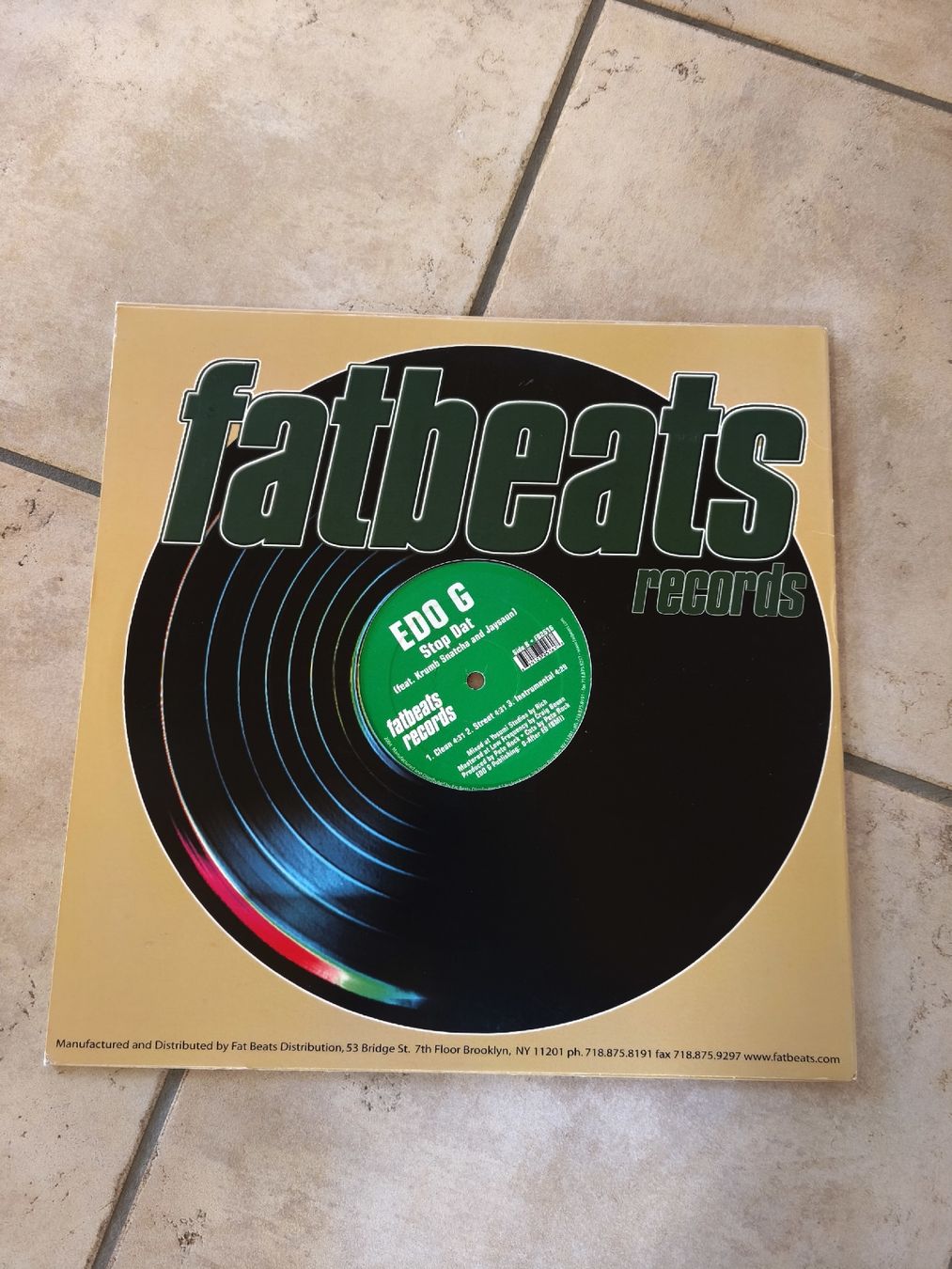 Dischi in vinile: Edo G - Boston – Usato da Kandersteg venduto da digginblackpearlz 1
