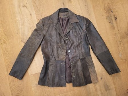 Echtleder Jacke Damen Gr M (38-40)