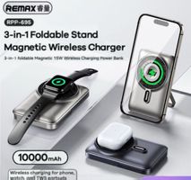 REMAX 15W 3-in-1 Magnetic Power Bank 10000mAh