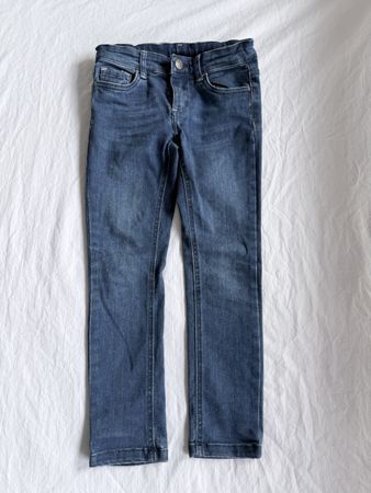 Jeans blau (weich) Gr. 116
