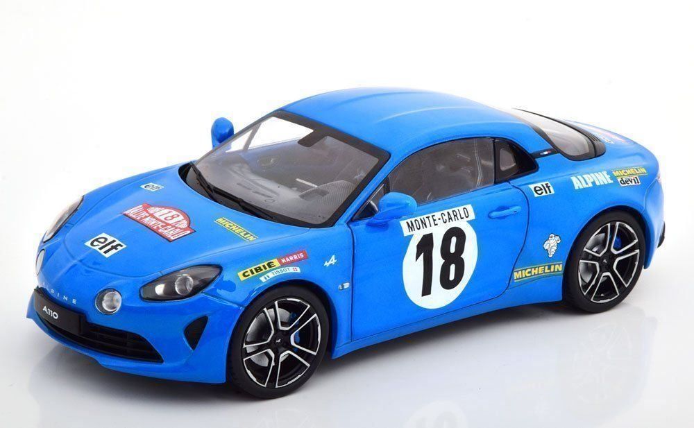 Alpine Modellini d'auto: ALPINE A110 #18 MONTE CARLO 2018 1:18 SOLIDO – Nuovo e nell'imballaggio originale da Suhr venduto da Moebelsiralfred