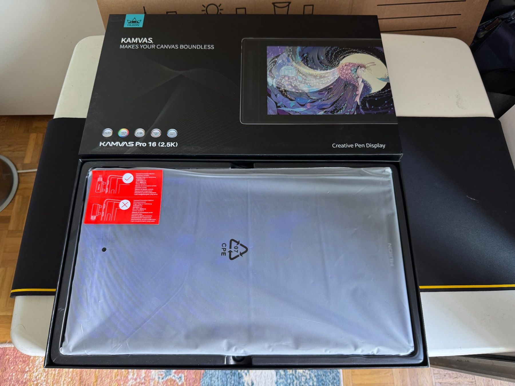 Huion Tablet PC: Tablette graphique Huion Kamvas Pro 16 2.5K – Gebraucht aus Genève von fcr_m7bc 1
