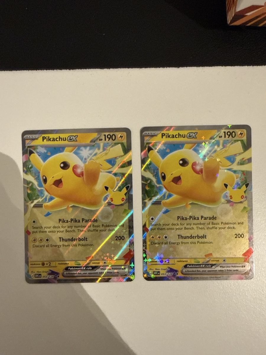 Pokémon Carte collezionabili: Pokemon - 2x 30th Pikachu ex - EN – Nuovo e nell'imballaggio originale da Rüti ZH venduto da rin_7yn7