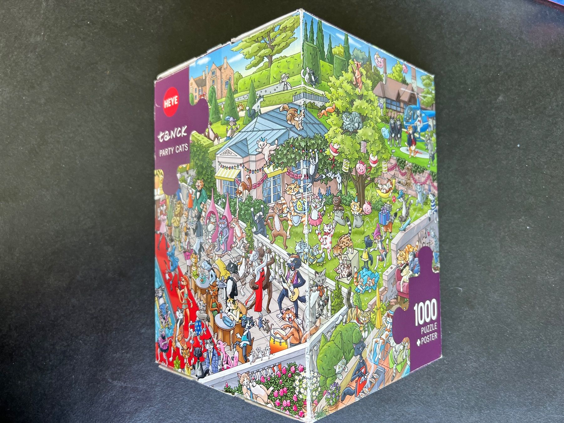 Heye Puzzle: 3 Puzzle je 1000 Teile – Usato da Bellmund venduto da sibon 2