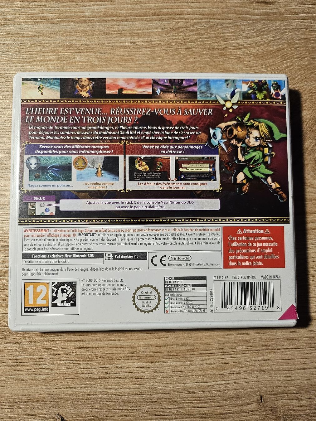 Spiele: Zelda Majora's Mask 3DS – Gebraucht aus Poliez-le-Grand von enz_8vrj 1