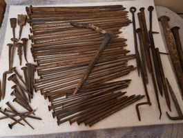 Lot verschiedener Historische Nägel  ca.80Stück