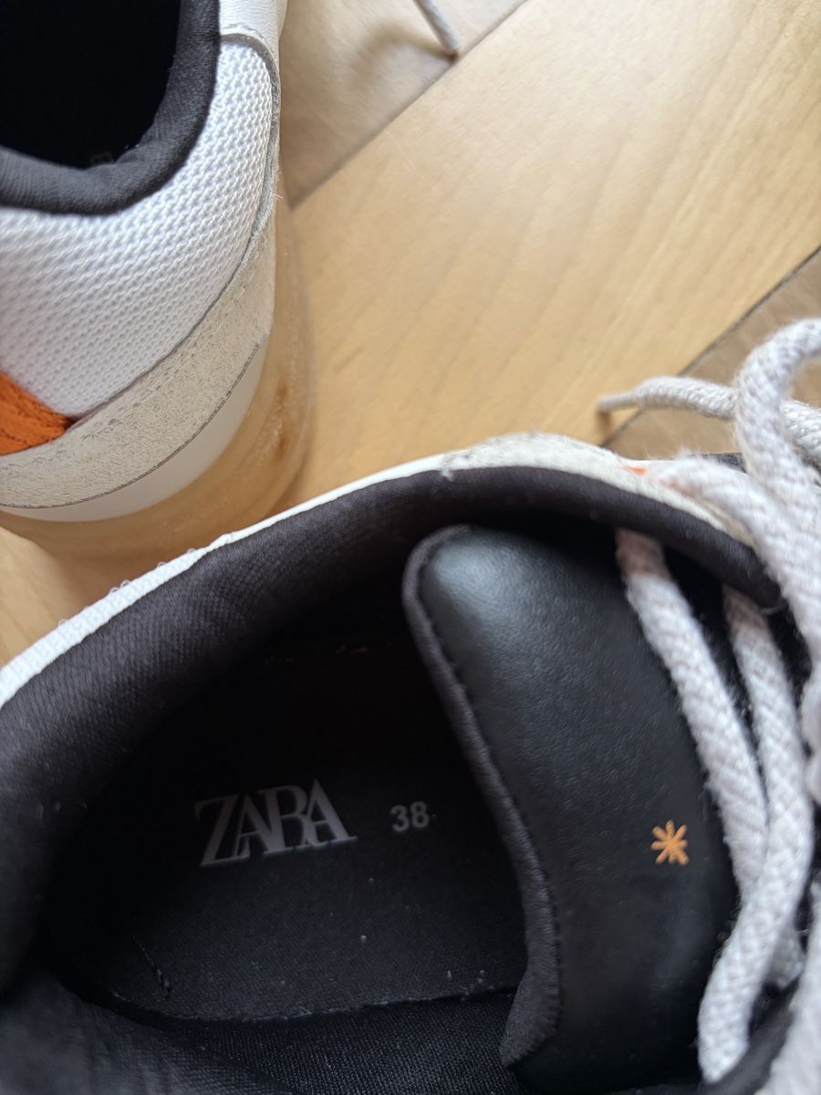 Zara Herrenschuhe: Baskets Zara blanches et beiges taille 38 – Neu (gemäss Beschreibung) aus Sion von Nelsonkatz 2