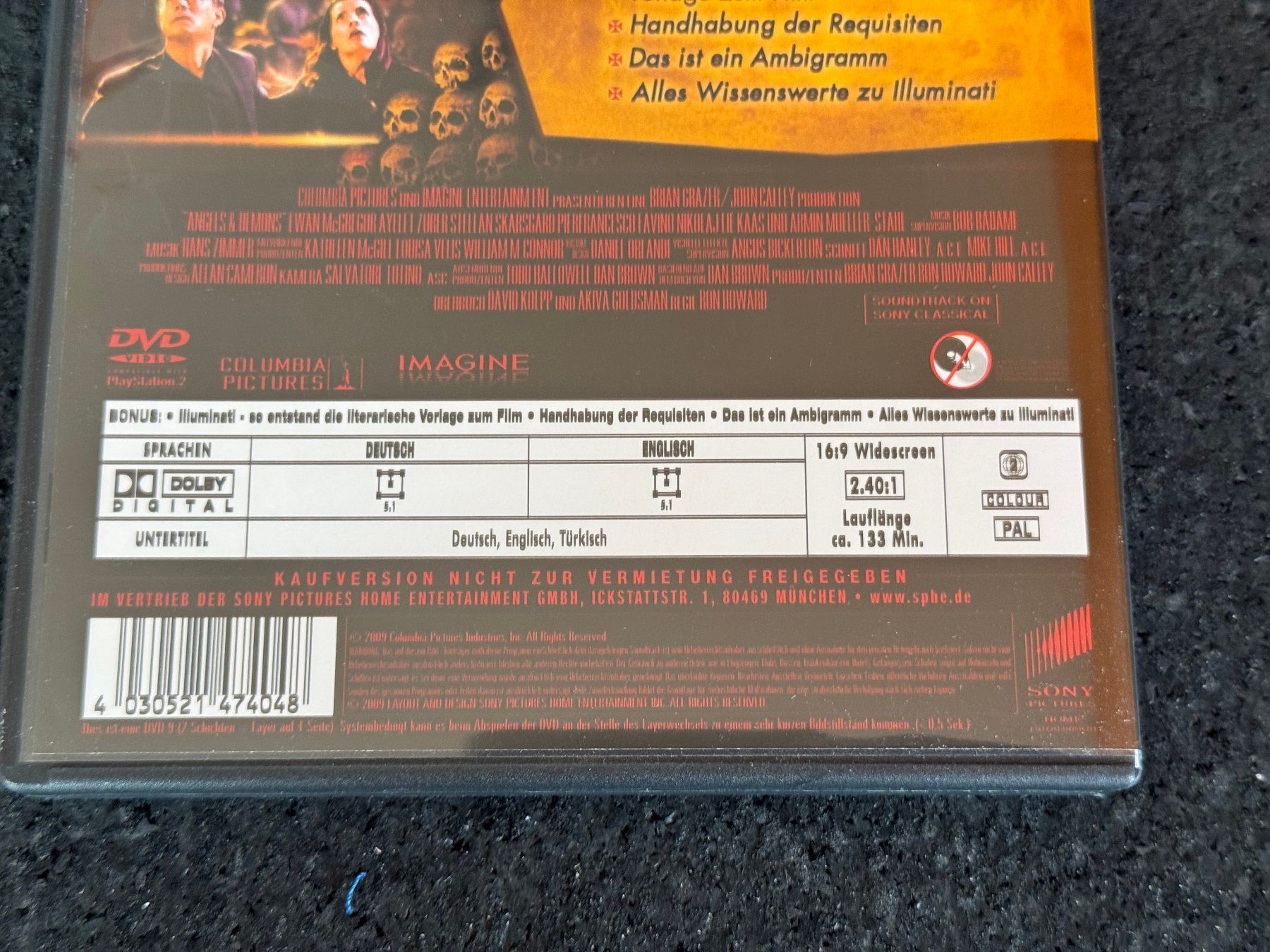 Tutti i DVDs: Illuminati "Angel Demons" DVD DE/EN Tom Hanks – Usato da Fribourg venduto da tschjoly 3