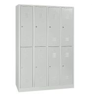 Kleiderspind, 4 Abteile übereinander, B 1170 x H 1950 mm, Z