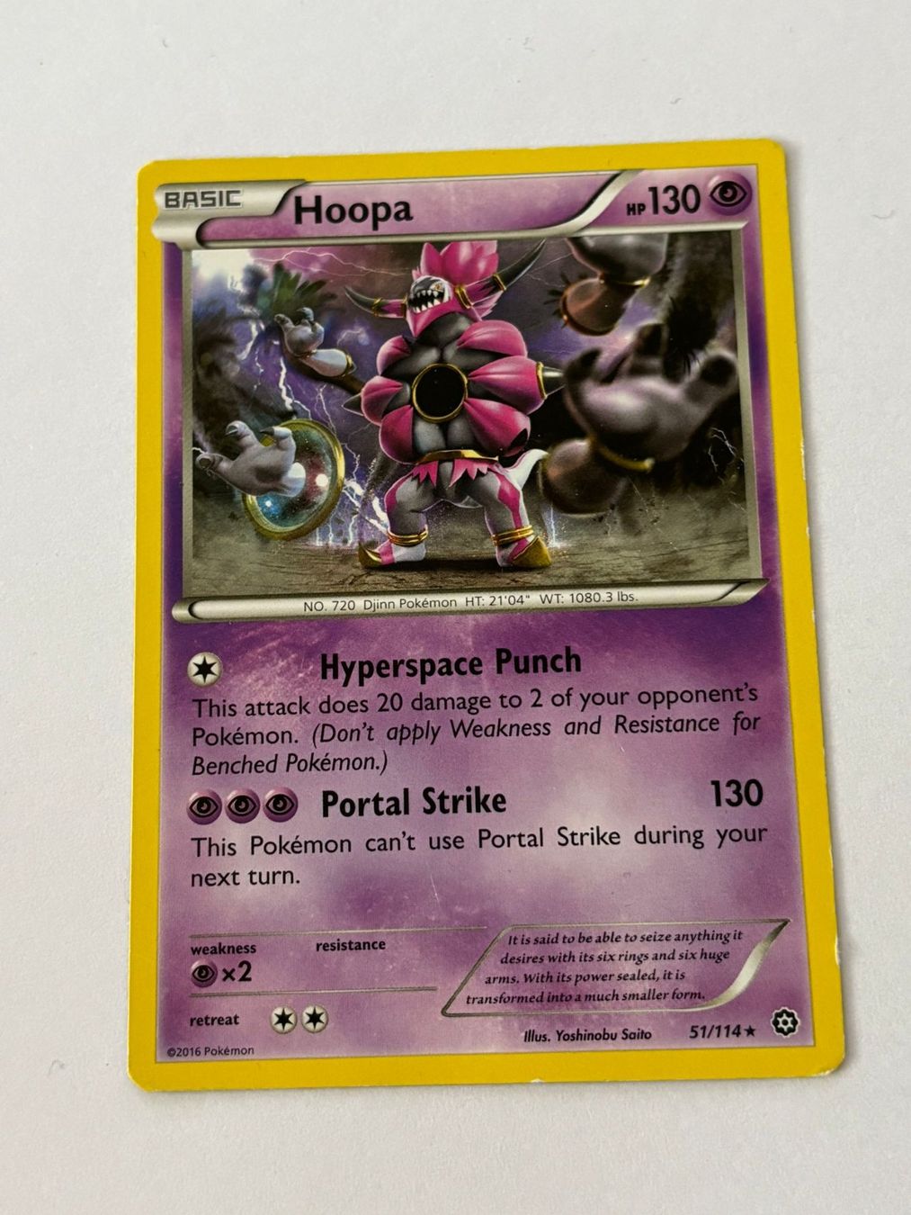 Pokémon Carte collezionabili: Hoopa 51/114 – Usato da Herisau venduto da Seyashop_2
