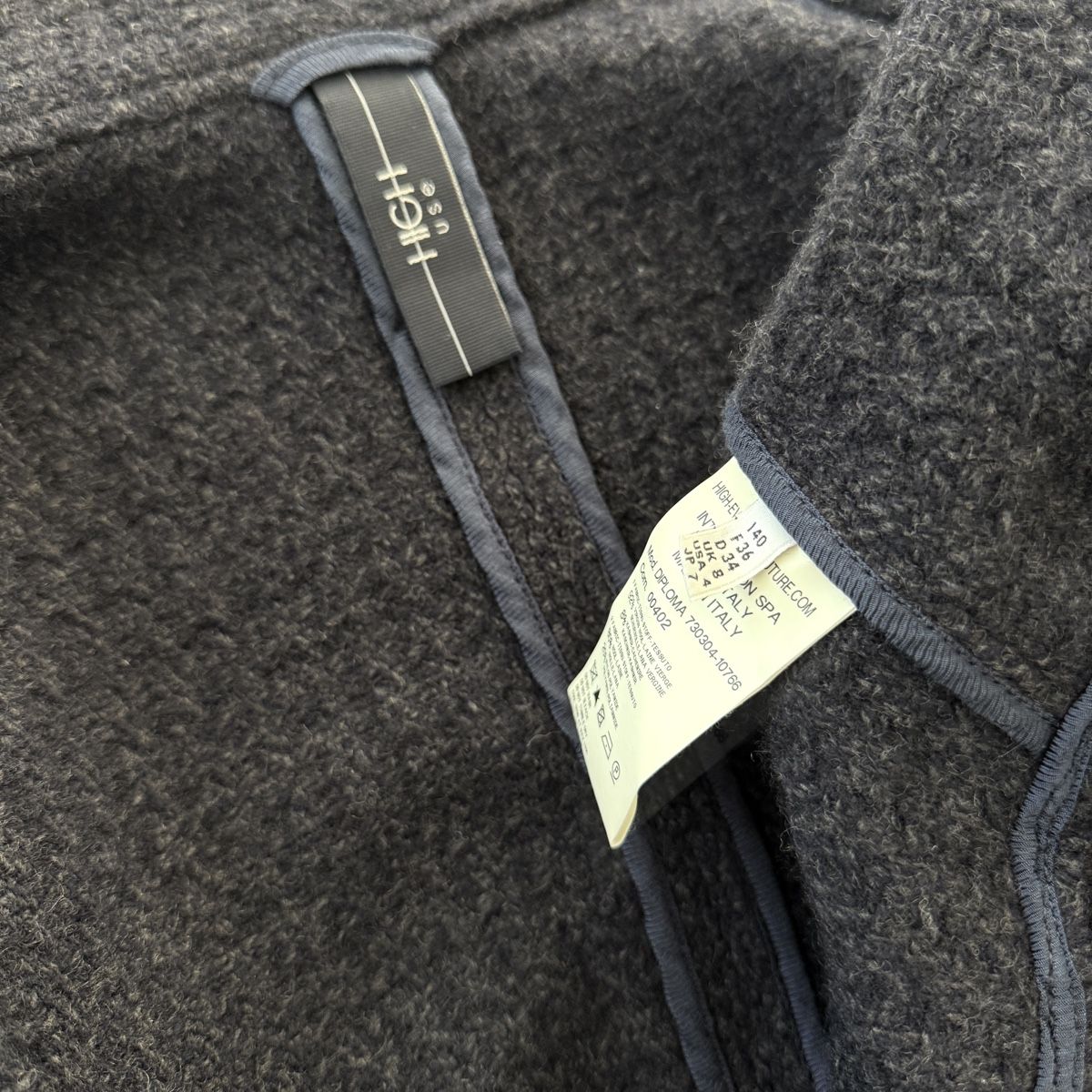 High Giacche: HIGH Everyday Couture Wool/Cashmere Jacket – Nuovo (secondo la descrizione) da Emmen venduto da Avviivva_Com2023 6