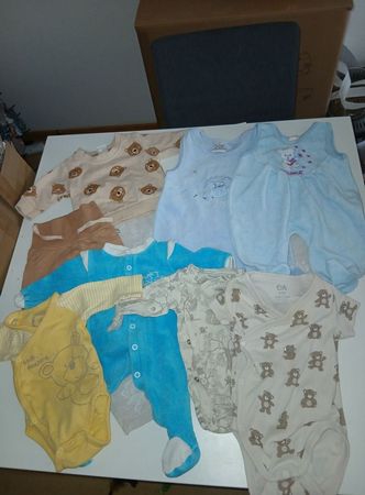 Babykleidung Set 7 Teile verschiedene Marken Grösse 50/56