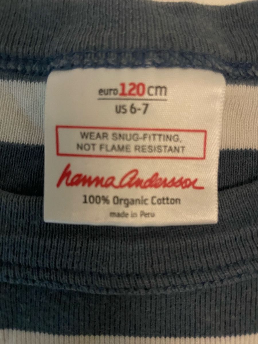 Pyjamas: Pyjamaset Hanna Andersson gestreift Grösse 120 cm – D'occasion à sonvico par Ptequila 3