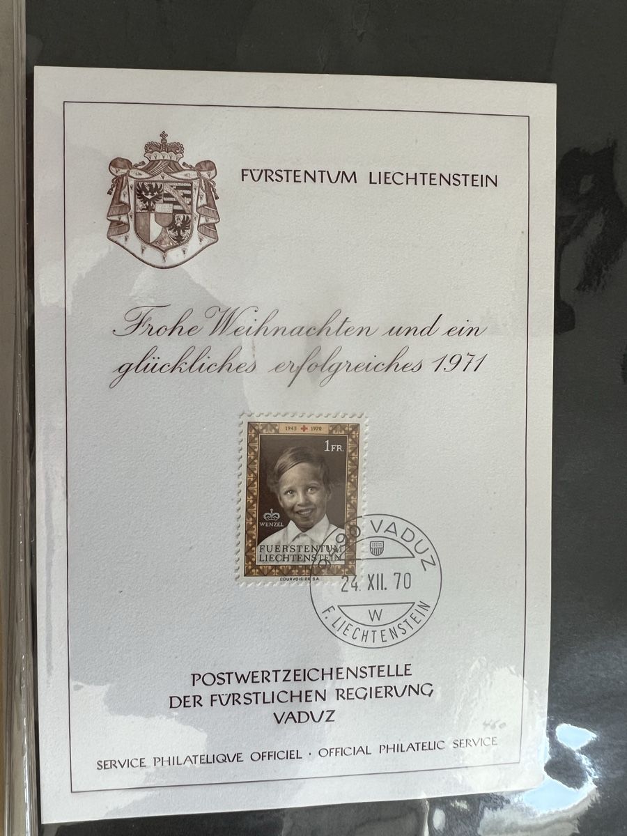 Tutti i francobolli: Fürstentum Liechtenstein: Weihnachtskarten-Sammlung! – Usato da Schongau venduto da Retro_Shop 3