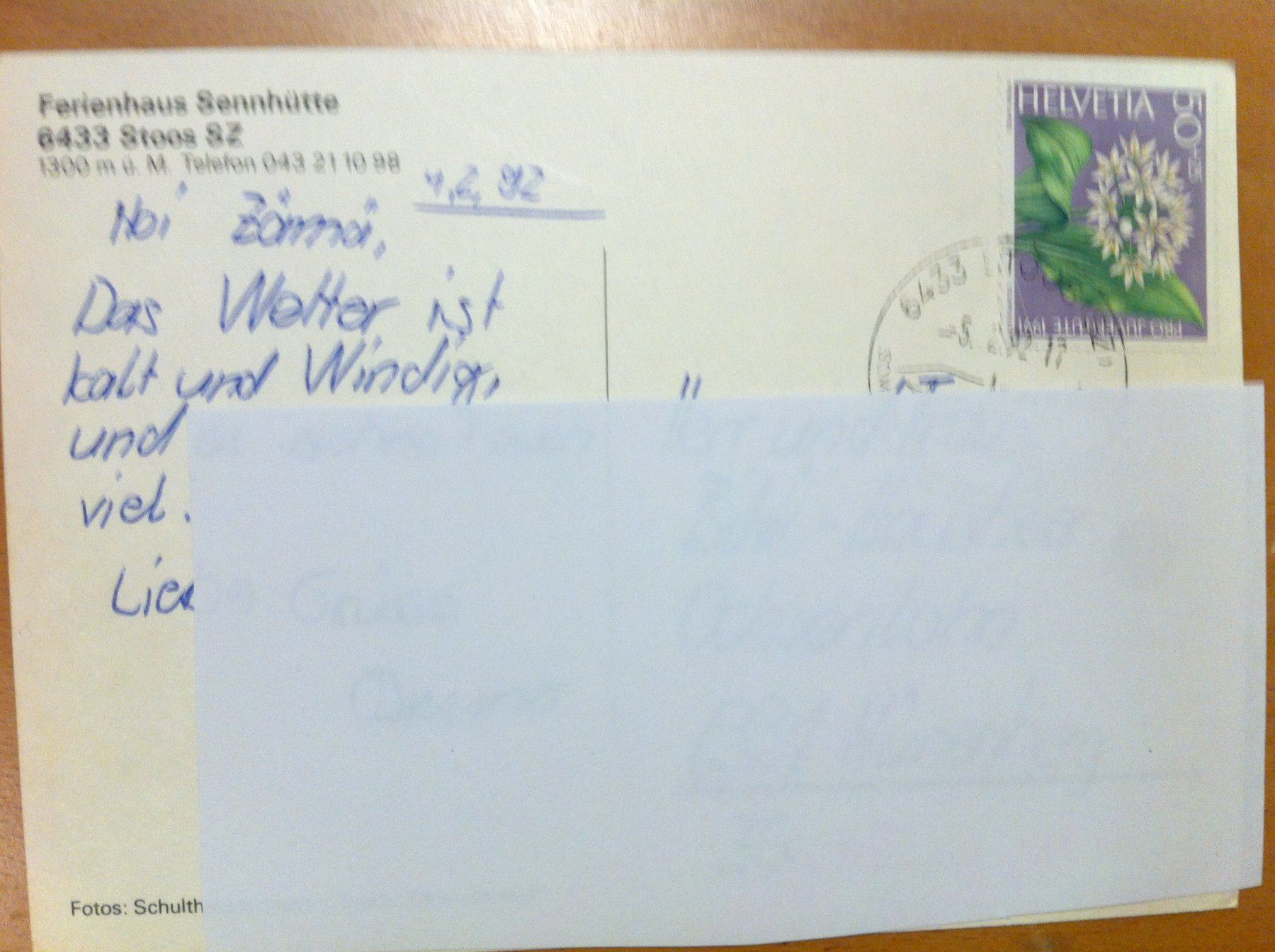 Cartoline postali: 3 Ansichtskarten Stoos/Fronalpstock 1973/1992 – Usato da Brunnen venduto da Artemis53 3