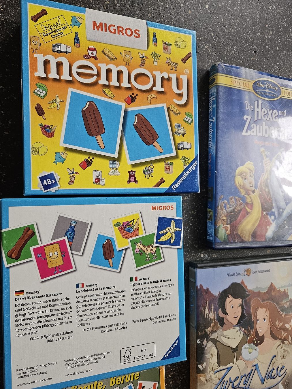 Giocattoli: MIGROS Memory & Diverse DVD Kinder Spiele – Nuovo (secondo la descrizione) da Anwil venduto da tamoos 2