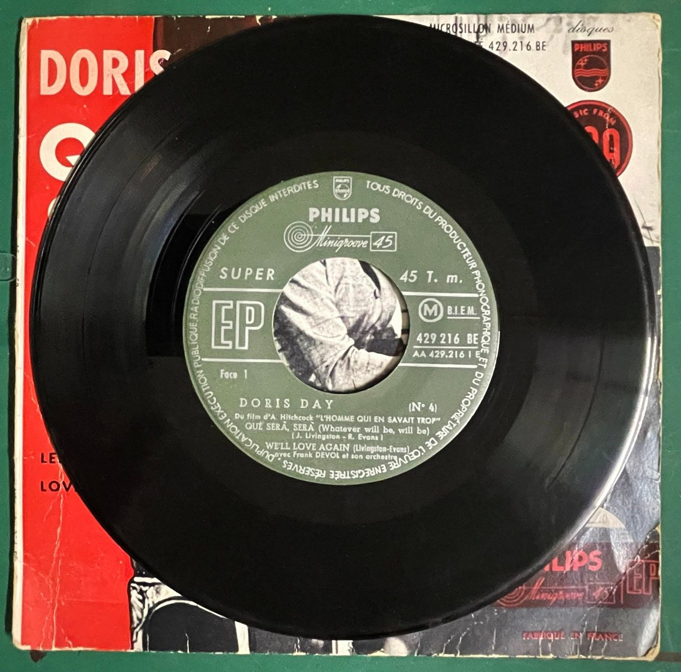 Dischi in vinile: EP: DORIS DAY - Original: Que Sera, Sera (4-Track EP) – Usato da Frenkendorf venduto da Yard-Sale-2000 1