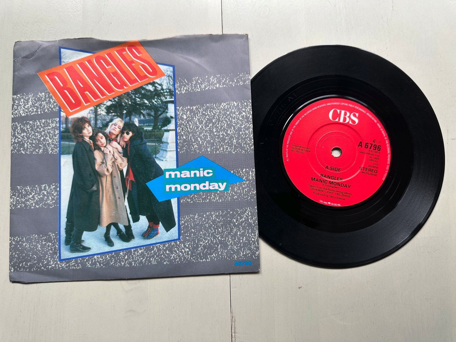 Dischi in vinile: BANGLES tolle Single PRINCE Kult Manic Monday 80's UK differ – Usato da Basel venduto da Partridge
