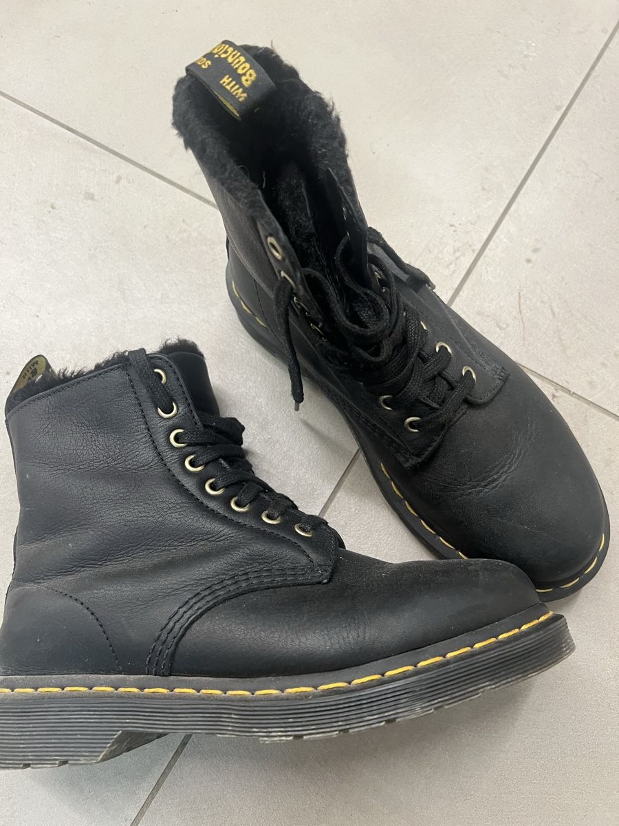 Dr. Martens Scarpe da donna: Warme Dr. Martens Boots Gr. 38 Winter Fellfutter – Usato da Samedan venduto da engadinerin01 1