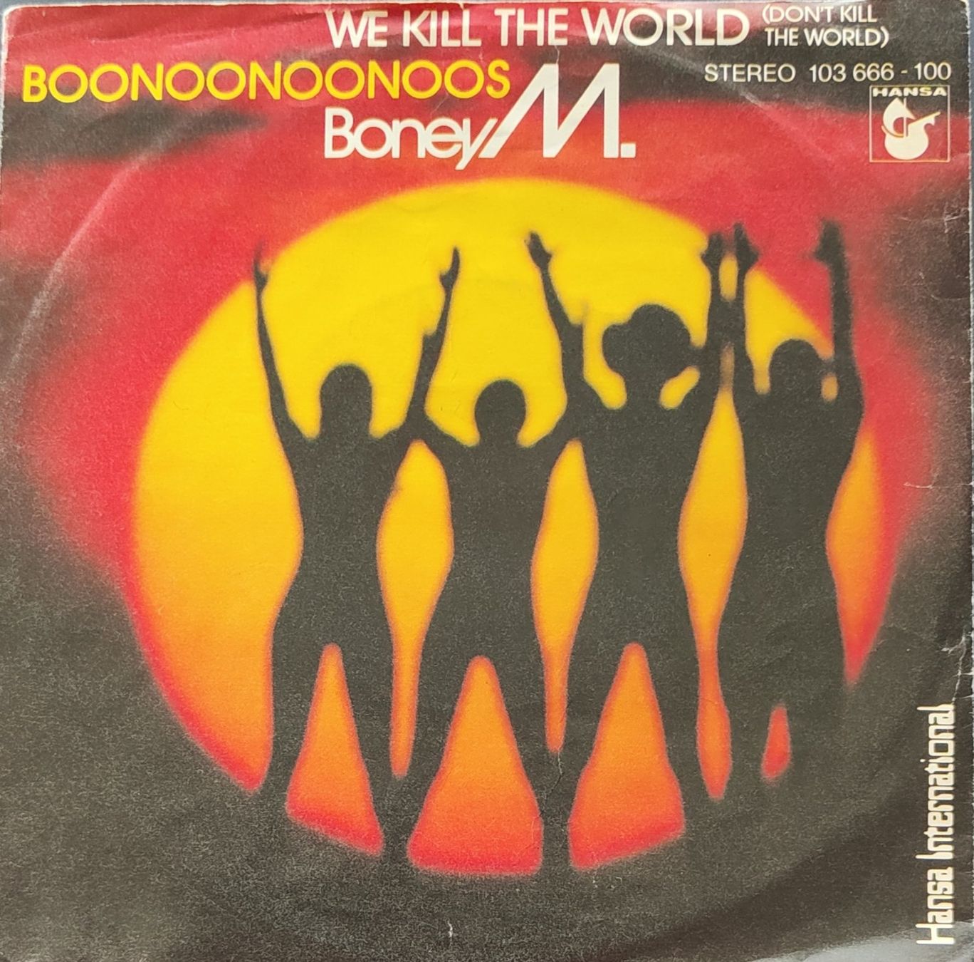 Dischi in vinile: Vinyl Single Boney M. - We Kill The World – Usato da Langenthal venduto da Modo39