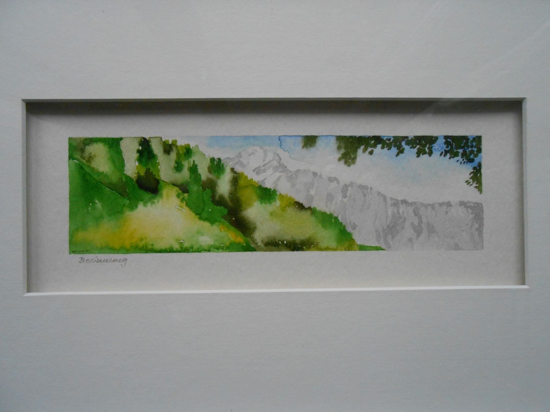Gemälde: Aquarell CH "Besinnung" GR - (R) – Neu (gemäss Beschreibung) aus Hallwil von pkaiser44 1