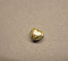 Silber Charm Herz August + Garantie