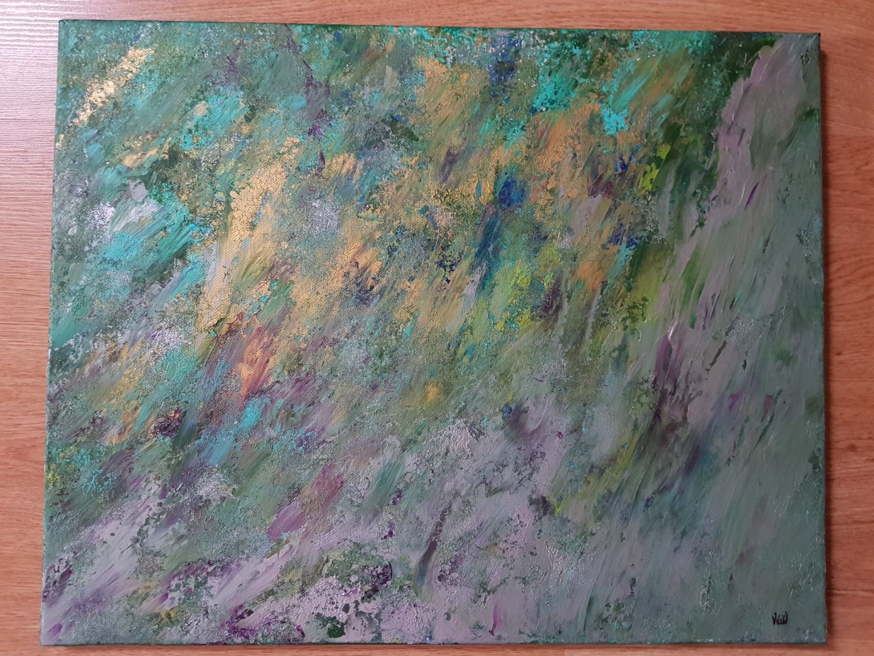 Gemälde: Painting: "If only...", 40 x 50 cm canvas frame – Neu und originalverpackt aus Turbenthal von viw_48fr