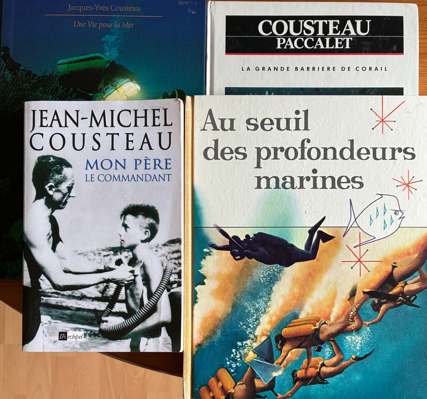 Bücher: Divers ouvrages sur le commandant Cousteau – Gebraucht aus Moutier von lebadin